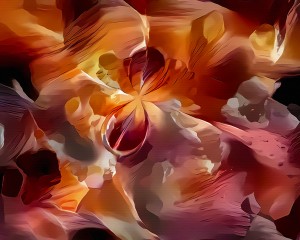 Vivid Abstract Oil Painting